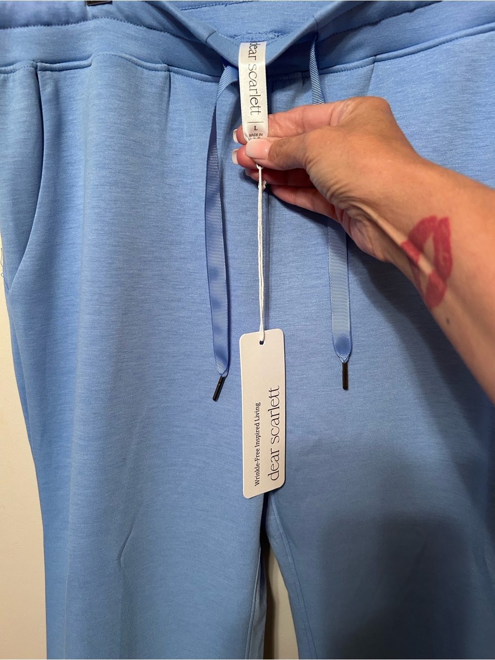 Dear Scarlett Scuba Light Blue Women’s Sweatsuit - Picture 2 of 6